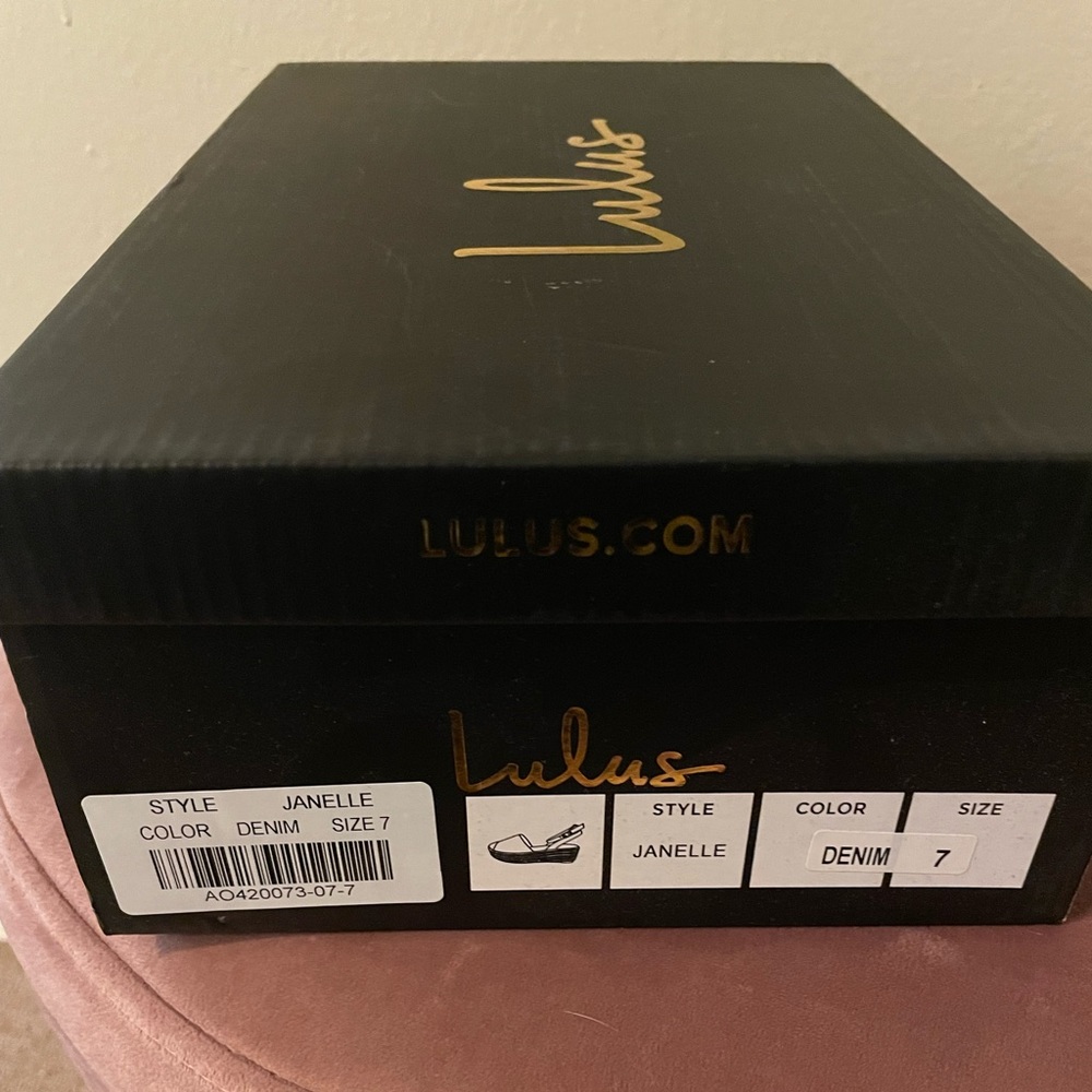 Lulu’s espadrilles